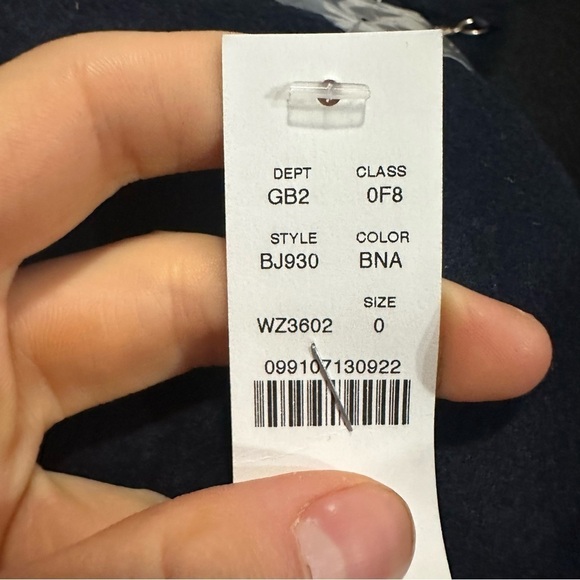 J crew black navy Leighton blazer-jacket in double-faced blend - Picture 2 of 3